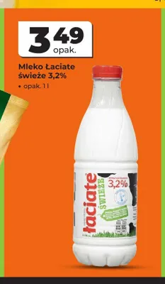 Mleko Łaciate świeże 3,2% promocja w Odido