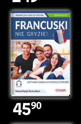 Książka Francuski nie gryzie! Edgard promocja w Empik