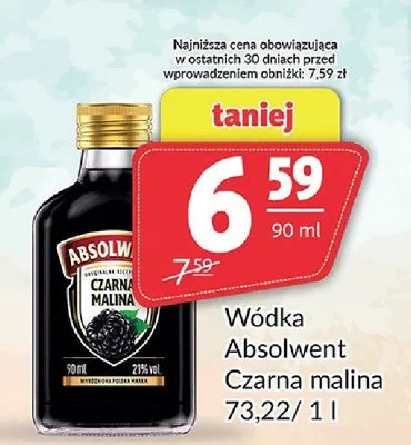 Wódka Absolwent Czarna Malina promocja w Prim Market