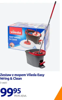 Zestaw z mopem Vileda Easy Wring & Clean promocja w Action