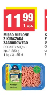 Mięso mielone z kurczaka Zagrodowego Drosed promocja w SPAR