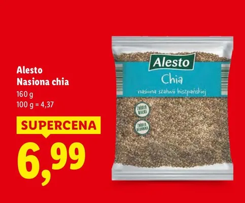 Nasiona chia promocja w Lidl