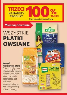 Płatki owsiane Bio promocja w Kaufland