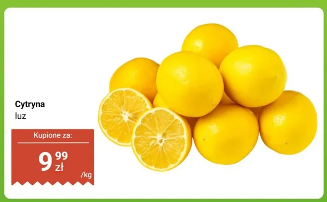 Cytryna luz promocja w Dino