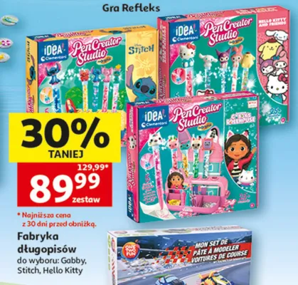 Fabryka długopisów Gabby promocja w Auchan