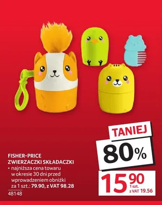 Zwierzaczki Składaczki Fisher-Price promocja w Selgros