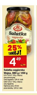 Sałatka węgierska Wojna promocja w Twój Market