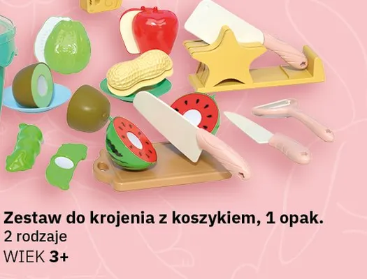 Zestaw do krojenia z koszykiem, 2 rodzaje promocja w Twój Market