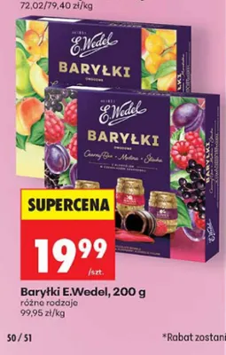 Baryłki E.Wedel Klasyczne promocja w Biedronka