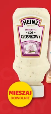 Sos koktajlowy Heinz Greek Style czosnkowy promocja w Kaufland