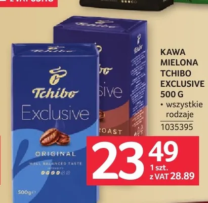 Kawa mielona Tchibo Exclusive Original promocja w Selgros