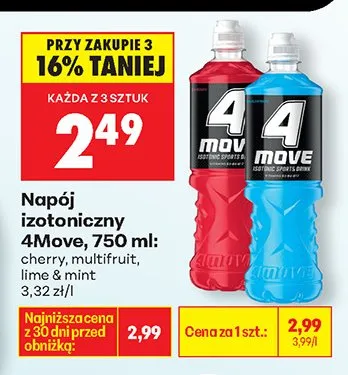Napój izotoniczny  promocja w Biedronka