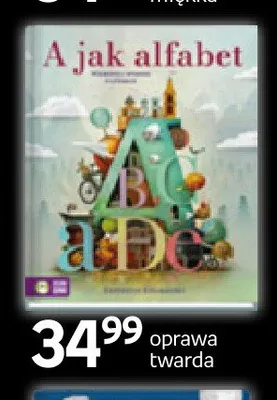 Książka A jak alfabet oprawa twarda promocja w Empik