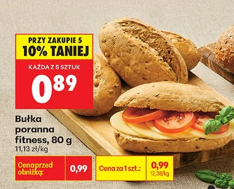 Bułka poranna fitness promocja w Biedronka