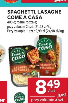 Lasagne Come a Casa promocja w Stokrotka