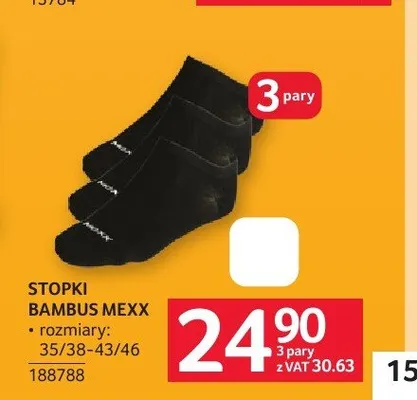 Stopki bambusowe Mexx promocja w Selgros
