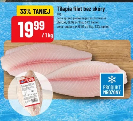 Tilapia filet bez skóry promocja w POLOmarket