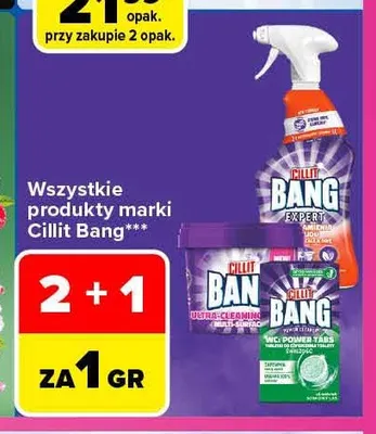Produkty marki Cillit Bang promocja w Carrefour