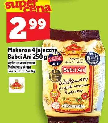 Makaron 4 jajeczny promocja w TOPAZ