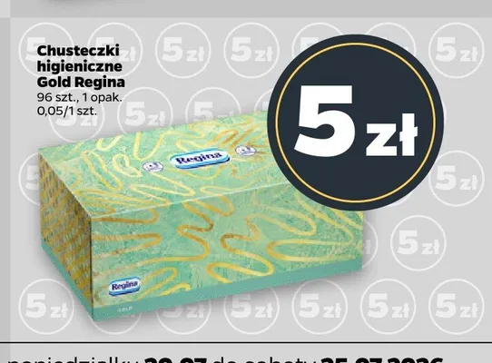Chusteczki higieniczne Gold Regina promocja w Netto
