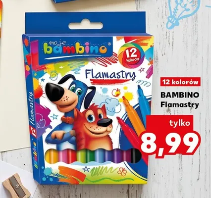 Flamastry Bambino promocja w Kaufland