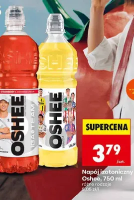 Napój izotoniczny Oshee promocja w Biedronka