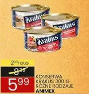 Konserwa Krakus różne rodzaje promocja w Wafelek