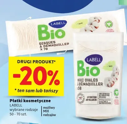 Płatki kosmetyczne promocja w Intermarche