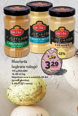 Musztarda (wybrane rodzaje) promocja w Arhelan