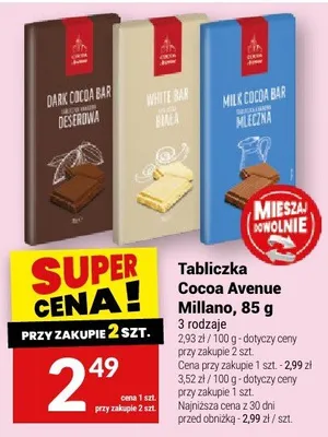 Tabliczka Cocoa Avenue Milano promocja w Twój Market