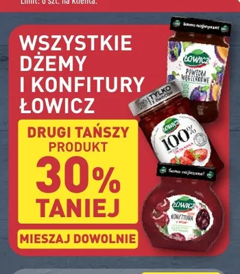 Powidła węgierkowe Łowicz promocja w Aldi