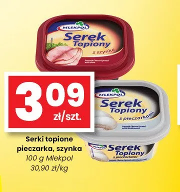 Serki topione pieczarka Mlekpol promocja w emma MARKET
