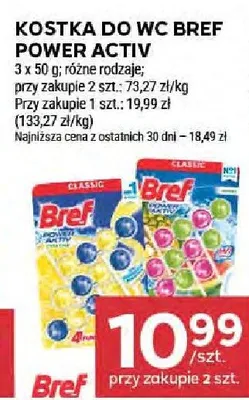 Kostka do WC Bref Power Activ promocja w Stokrotka