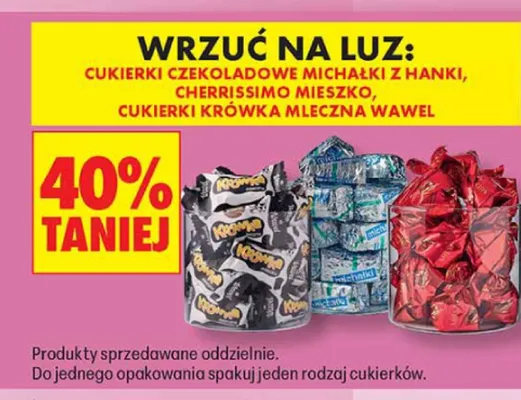 Cukierki Krówka mleczna Wawel promocja w Biedronka
