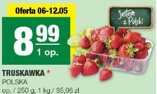Truskawka polska promocja w SPAR