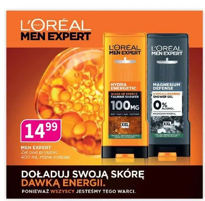 Żel pod prysznic L'Oréal Men Expert Magnesium Defense promocja w Drogerie Polskie