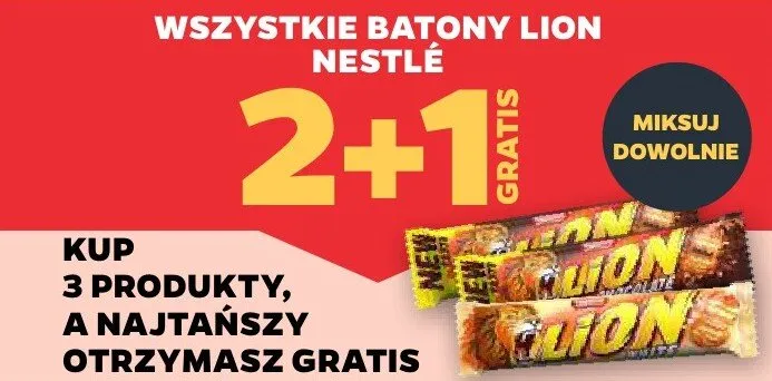 Baton Lion Nestlé promocja w Netto