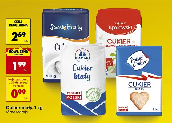 Cukier biały promocja w Biedronka