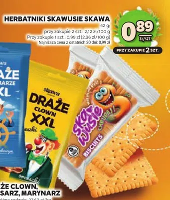 Draże clown, korsarz, marynarz promocja w Stokrotka