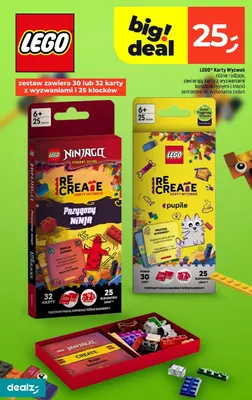 Karty wyzwań LEGO Ninjago ReCreate Przygody Ninja promocja w Dealz