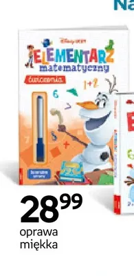 Książka Disney Uczy Elementarz matematyczny ćwiczenia Auta promocja w Empik