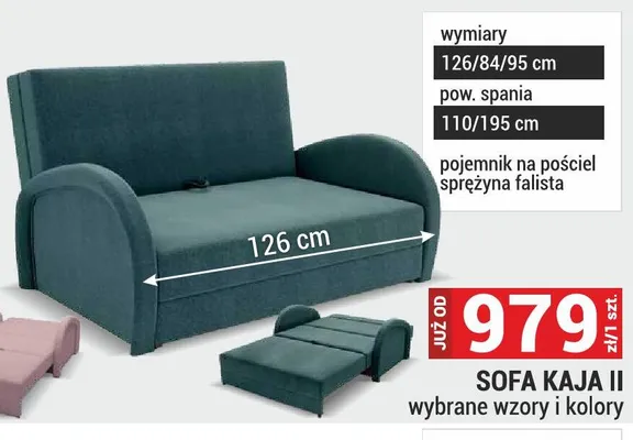 Sofa Kaja II promocja w Merkury Market