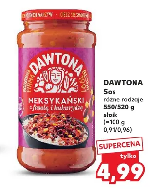 Sos meksykański z fasolą i kukurydzą Dawtona promocja w Kaufland