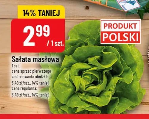 Sałata masłowa promocja w POLOmarket