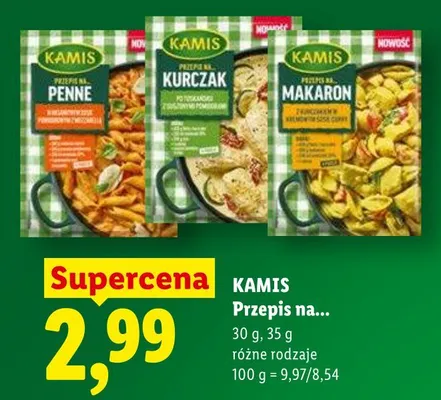 Przyprawa Przepis na... Kurczak po toskańsku z suszonymi pomidorami Kamis promocja w Lidl