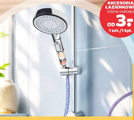 Słuchawka prysznicowa z filtrem promocja w Netto