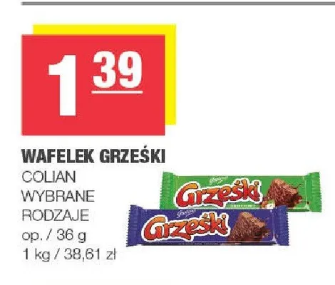 Wafelek Grześki Colian promocja w SPAR