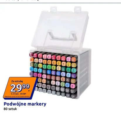 Podwójne markery promocja w Action