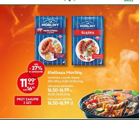 Kiełbasa Śląska Morliny promocja w Żabka