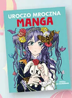 Książka do kolorowania Uroczo mroczna Manga promocja w Biedronka